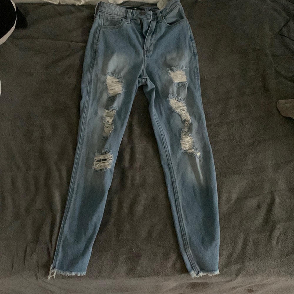 Hollister ultra rise mom jean